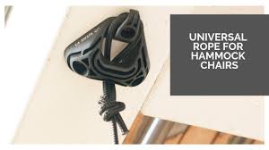 Clip on your hammock, using one of the. La Siesta Universal Rope For Hammock Chairs Youtube