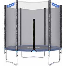 Sport Gartentrampolin Trampolin In 183 Bis 185 Cm Blau Mit Netz Innen Und Leiter Trampoline Zubehor Escxtra Com