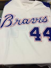 Hank aaron signed braves 1974 throwback jersey (psa coa. Hank Aaron Jersey Atlanta Braves Throwback Retro T Shirt Extra Large Xl 1750132026