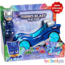 orjinal pijamaskeliler kedi cocuk ve turbo arabasi pj maskeliler turbo blast araclar cat boy car bebekya
