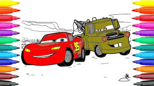 Check spelling or type a new query. How To Draw Cars 3 Tow Mater And Lightning Mcqueen Coloring Pages How To Funny Coloring Book Youtube