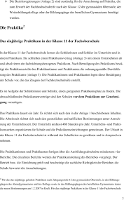 Das Praktikum Zum Erwerb Der Fachhochschulreife In Nordrhein Westfalen Informationen Fur Schulerinnen Und Schuler Pdf Kostenfreier Download