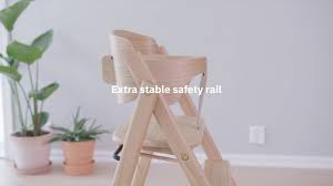 After you have the chair rail height figured out, it's all about the style. Kaos Klapp A High Chair For The Little Ones Youtube