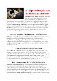Schreibarbeiten von zu hause, heimarbeit jobs. 11 Tipps Nebenjob Vonzu Hause Aus Zu Starten