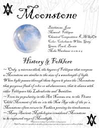 Birthstone Meanings And Powers Moonstone With Images Crystal Healing Stones Moonstone Bracelet Stones And Crystals