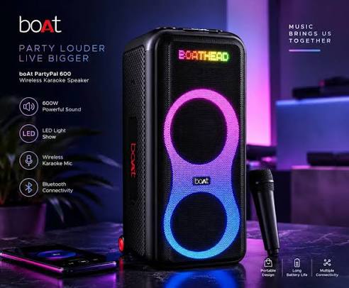 NEXUS BOAT SPEAKER - PARTYPAL 65 PRO BLACK 