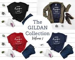 Free Gildan Apparel T Shirt Mockup Bundle T Shirt Flat Lay Gildan Psd Free Psd Mockups Smart Object And Templates Shirt Mockup Tshirt Mockup Clothing Mockup