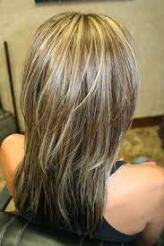 Pin By Mary Anne Donachie On Hair Hair Styles Brunette With Blonde Highlights Blending Gray Hair