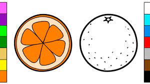 Fruit coloring pages are a delicious way to teach your kids their fruits. Orange Fruit Coloring Page For Kids Youtube