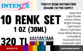 10 Renk Intenze Dovme Boyasi Seti 1 Oz 30ml 320 Tl Urunu Incelemek Icin Tiklayin Http Bit Ly 11szezm Tattoo Dragon Tattoo Dragontat Dragon Tattoo Dovme