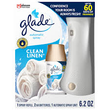 To adjust settings, lift the lid and move the switch to the desired setting. Glade Automatic Spray 1 Warmer 1 Ct Refill Starter Kit Clean Linen 6 2 Oz Total Air Freshener Infused With Essential Oils Walmart Com Walmart Com
