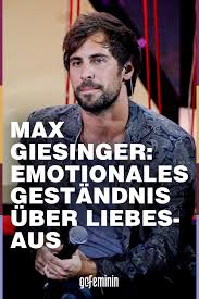 Max giesinger‏подлинная учетная запись @maxgiesinger 4 июл. Max Giesinger Emotionales Gestandnis Uber Liebes Aus Max Giesinger Sing Meinen Song Promi News