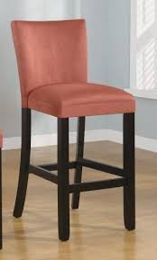 Set Of 2 29 H Bar Stools Terracotta Microfiber By Coaster Home Furnishings 166 92 Stylish And Pr Bar Stool Furniture Kitchen Breakfast Bar Stools Bar Stools