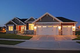 Newest plans of ranch houses, farm buildings, motels, authentic publications, 1952. Craftsman Ranch Style Home Brio Design Homes Custom Home Builder