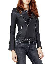 Maje Bocelui Leather Biker Jacket Women Jackets Bloomingdale S Leather Jacket Girl Leather Jackets Women Biker Jacket