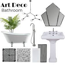 Intricate tile work, curved furniture and exquisite sanitaryware can make for a truly elegant bathroom design. Art Deco Bathroom Ideas The Plumbette