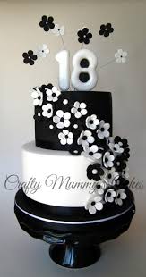 2 Tier Black And Gold 18th Birthday Cake Melissa Cool Birthday Cakes 18th Birthday Cake For Girls 18th Cake