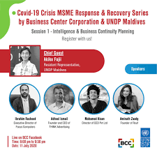 Undp Maldives On Twitter Join Us Tonight With Bcc Mv For The Launch Of Covid 19 Crisis Msme Response And Recovery Series At 8 Pm 11th July 2020 The First Dialogue Will Be On