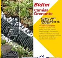 Kit 50m Tubo Drenagem 100mm 4'' + Camisa Geotextil Drenagem