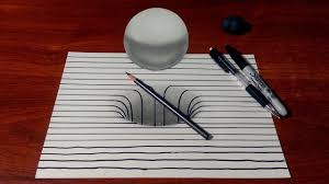 Colour in your model using the art tools exactly as you would in 2d. Great And Easy 3d Effect Thanks For Watching 3d Drawings Illusion Drawings 3d Art Drawing