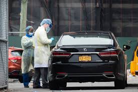 Brooklyn S First Drive Through Coronavirus Testing Site Opens In Coney Island