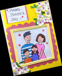 The quote portion of the card pops out and can be kept as a gift after the card has been given. Parents Day Card Diy Parents Day Card Ideas Easy Greeting Cards Cards Greeting Card Template