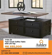 If beautifully warm and homey suits your style, the porter rectangular coffee table might be your cup of tea. Ashley Furniture Homestore Malawi Posts Facebook