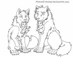 Download and print free wolf puppy coloring pages. Cute Little Family Cute Wolf Drawings Wolf Colors Anime Wolf
