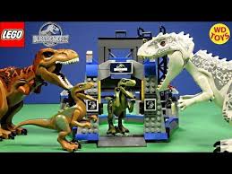 Lego jurassic world #143 em liberdade 100% indominus rex esqueleto todos os minikits. New Lego Jurassic World Raptor Escape Set Vs Indominus Rex Speed Build Unboxing 75920 Youtube Lego Jurassic World Jurassic Park Toys Jurassic World Raptors