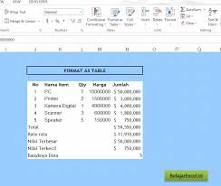 Maybe you would like to learn more about one of these? Cara Membuat Tabel Di Excel Mudah Dan Cepat Belajar Microsoft Excel
