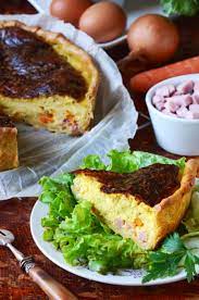 La Quiche Lorraine Epaisse Et Moelleuse Clem Around The Corner Quiche Lorraine Recette Quiche Sans Pate Lardon Recette Quiche