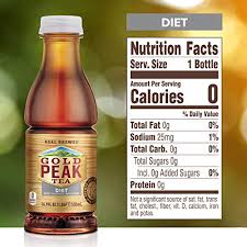 Tea, slightly sweet gold peak 12 fl oz 60 calories 16 grams carbs 0 grams fat 0 grams protein. Gold Peak Store Online Shopping In Cook Islands At Cook Desertcart Com