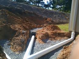 A french drain or weeping tile is a trench filled with gravel or rock or containing a perforated pipe that redirects surface water and groundwater away from an area. Terrascapes Drainage Solutions