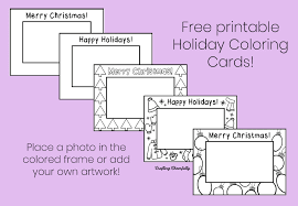 Today i have some free printable thank you cards that are perfect for those of you with etsy businesses. Free Printable Holiday Coloring Cards Crafting Cheerfully