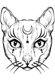 Witch S Cat Psd Eps Png Ai 733814 Characters Design Bundles Kunst Skizzen Skizzen Kunst Agyptische Katzen Tattoos