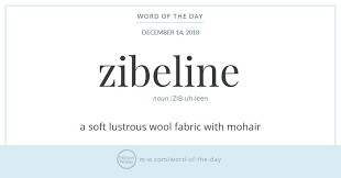 Word Of The Day Zibeline Uncommon Words Word Of The Day Words