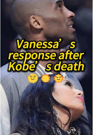 Vanessa’s response after Kobe’s death #kebo #basketball #gigi #usaus #nba