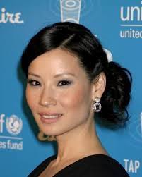 Twisted rose pink hair updo. 9 Lucy Liu Hair Best Updos Ponytails Styles For Pretty Asian Hair