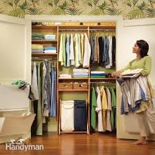 Design plan your own wardrobe with elfa closet system. Closet Organizing A Simple Closet Rod And Shelf System Diy