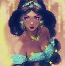 Princess Jasmine Cute Disney Drawings Disney Fan Art Alternative Disney Princesses
