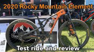 2020 rocky mountain element test ride and review