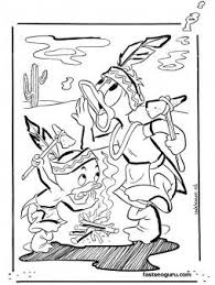 Donald Duck Playing Indians Coloring Page Printable Coloring Pages For Kids Coloring Pages Coloring Pages For Kids Thanksgiving Coloring Pages