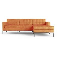 Maybe you would like to learn more about one of these? Joybird Franklin Mid Century Modern Orange Leather Sectional 7 799 Liked On Mid Century Modern Leather Sofa Mid Century Leather Couch Modern Leather Sofa