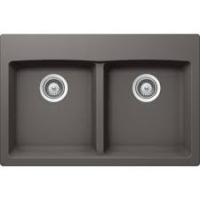 wessan granite double bowl drop in sink