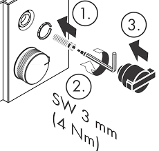 AXOR Edge Shower mixers: two-handle, 2 functions, Chrome, Item No. 46761000