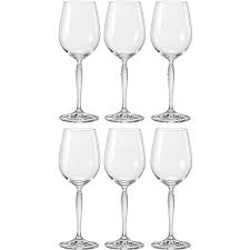 An asset to your table setting, the crystal wine glass is a piece of elegance synonymous with french tableware. Bohemia Crystal White Wine Glass 340ml Keira 6 Pcs Glass Set Alzashop Com