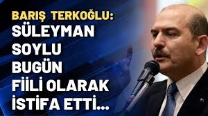 Türkiye i̇çişleri bakanı olan süleyman soylu, çalışma hayatı boyunca birçok farklı pozisyonda görev yapmıştır. Baris Terkoglu Suleyman Soylu Bugun Fiili Olarak Istifa Etti Youtube
