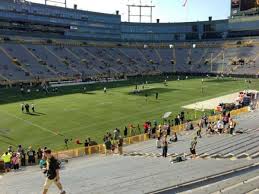 lambeau field section 129 home of green bay packers