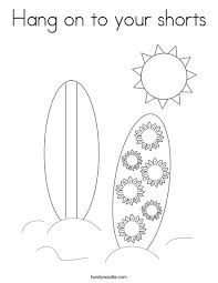 Belt children coloring pages free. Hang On To Your Shorts Coloring Page Twisty Noodle