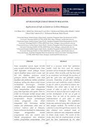Zakat emas dikira dalam dua keadaan iaitu: Pdf Aplikasi Fiqh Zakat Emas Di Malaysia Application Of Fiqh On Zakat On Gold In Malaysia
